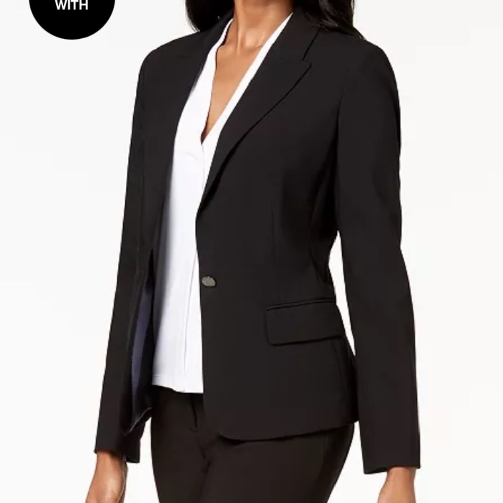 Black Calvin Klein Suit Jacket